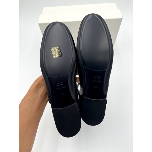 Co. Round Toe D'Orsay Flat in Black size 39.5 - Picture 6 of 14